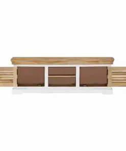 vidaXL TV Cabinet 118x30x40 cm Solid Mango Wood