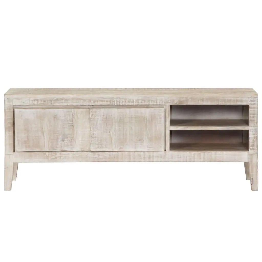 vidaXL TV Cabinet 118x35x46 cm Solid Mango Wood