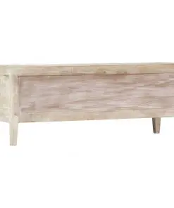 vidaXL TV Cabinet 118x35x46 cm Solid Mango Wood