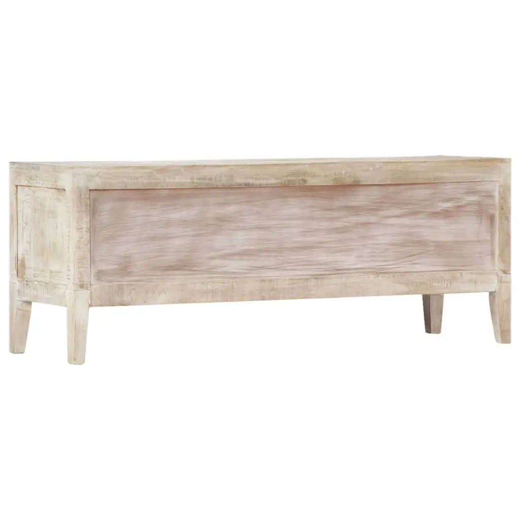 vidaXL TV Cabinet 118x35x46 cm Solid Mango Wood