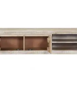 vidaXL TV Cabinet 118x35x46 cm Solid Mango Wood