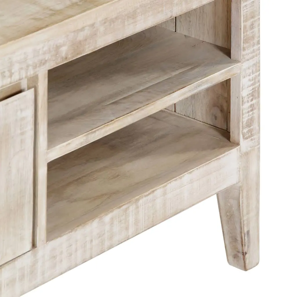 vidaXL TV Cabinet 118x35x46 cm Solid Mango Wood