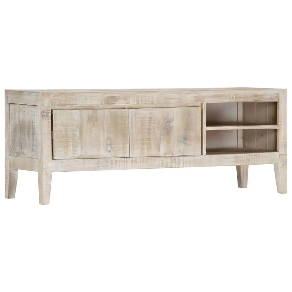 vidaXL TV Cabinet 118x35x46 cm Solid Mango Wood