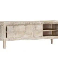 vidaXL TV Cabinet 118x35x46 cm Solid Mango Wood