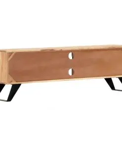 vidaXL TV Cabinet 140x30x45 cm Solid Acacia Wood