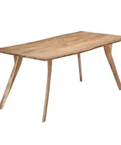 vidaXL Dining Table 180x88x76 cm Solid Acacia Wood