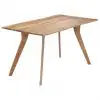 vidaXL Dining Table 140x80x76 cm Solid Acacia Wood