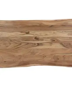 vidaXL Dining Table 140x80x76 cm Solid Acacia Wood
