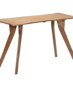 vidaXL Dining Table 120x58x76 cm Solid Acacia Wood