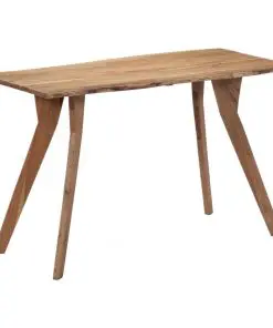 vidaXL Dining Table 120x58x76 cm Solid Acacia Wood