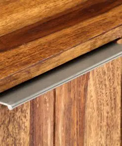 vidaXL TV Cabinet 140x30x40 cm Solid Sheesham Wood