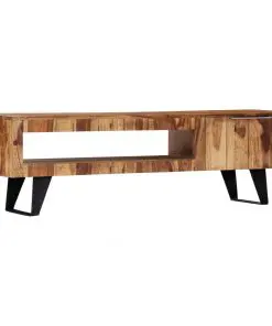 vidaXL TV Cabinet 140x30x40 cm Solid Sheesham Wood