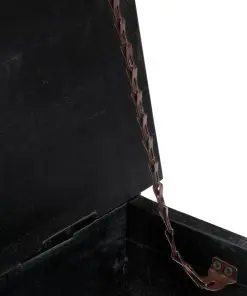 vidaXL Coffee Table Black 65x65x30 cm Solid Mango Wood