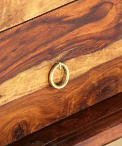 vidaXL Sideboard 118x30x60 cm Solid Sheesham Wood