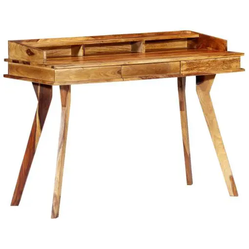 vidaXL Writing Desk 115x50x85 cm Solid Sheesham Wood