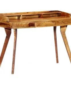 vidaXL Writing Desk 115x50x85 cm Solid Sheesham Wood