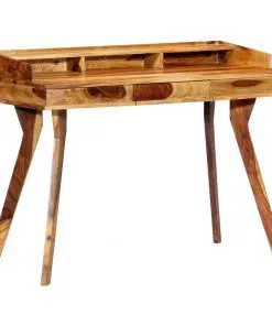 vidaXL Writing Desk 115x50x85 cm Solid Sheesham Wood