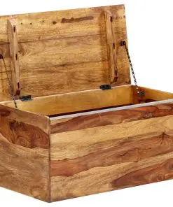 vidaXL Storage Chest 80x40x40 cm Solid Sheesham Wood