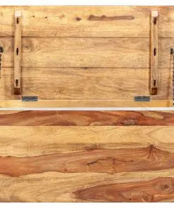 vidaXL Storage Chest 80x40x40 cm Solid Sheesham Wood