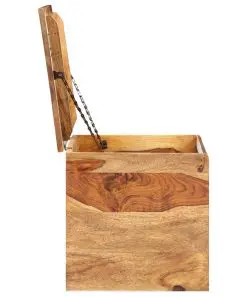 vidaXL Storage Chest 80x40x40 cm Solid Sheesham Wood