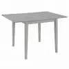 vidaXL Extendable Dining Table Grey (80-120)x80x74 cm MDF