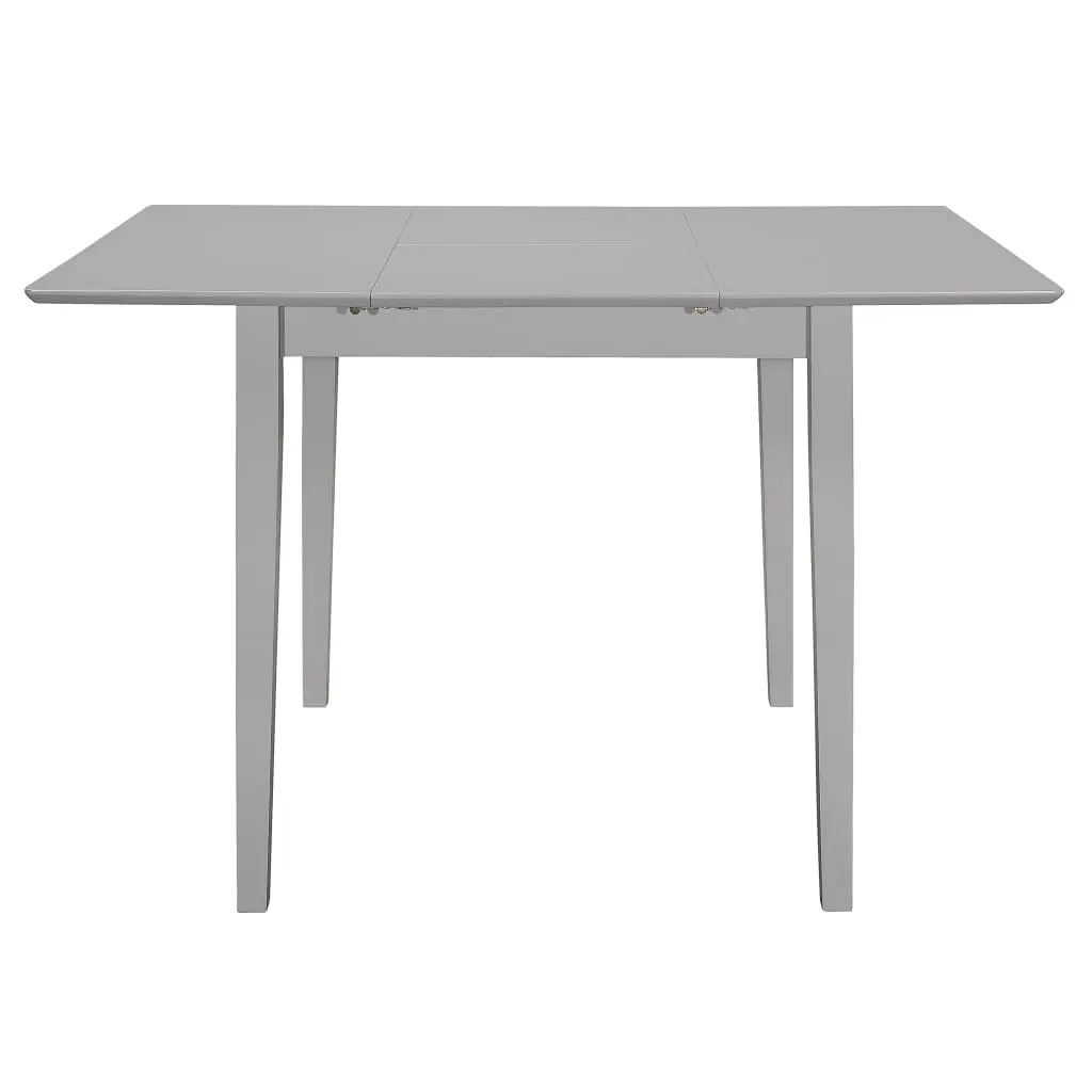 vidaXL Extendable Dining Table Grey (80-120)x80x74 cm MDF