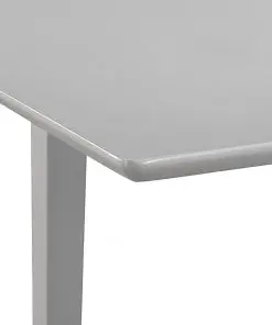 vidaXL Extendable Dining Table Grey (80-120)x80x74 cm MDF