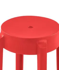 vidaXL Stackable Stools 4 pcs Multicolour Plastic