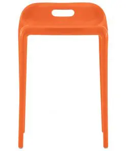 vidaXL Stackable Stools 4 pcs Multicolour Plastic