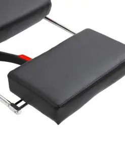 vidaXL Gaming Chair with Footrest Red Faux Leather