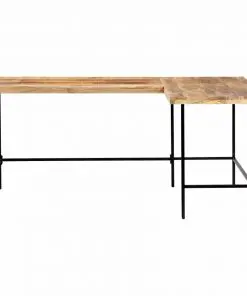 vidaXL Desk 120x60x76 cm Solid Mango Wood