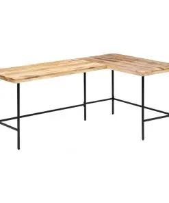 vidaXL Desk 120x60x76 cm Solid Mango Wood