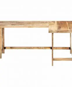 vidaXL Desk 180x120x76 cm Solid Mango Wood