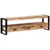 vidaXL TV Cabinet 150x30x45 cm Solid Mango Wood vidaXL TV Cabinet 150x30x45 cm Solid Mango Wood