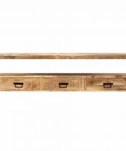vidaXL TV Cabinet 150x30x45 cm Solid Mango Wood