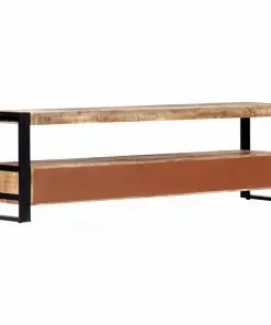vidaXL TV Cabinet 150x30x45 cm Solid Mango Wood