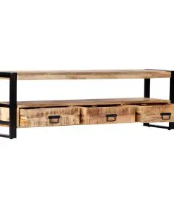 vidaXL TV Cabinet 150x30x45 cm Solid Mango Wood