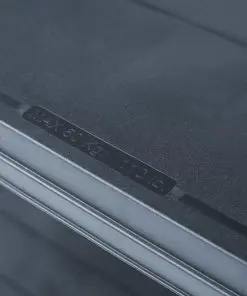 vidaXL Storage Shelf Racks 2 pcs Black 200 kg 80x40x138 cm Plastic