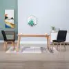 vidaXL Dining Chairs 2 pcs Black Fabric