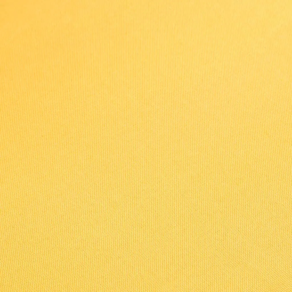 vidaXL Dining Chairs 4 pcs Yellow Fabric