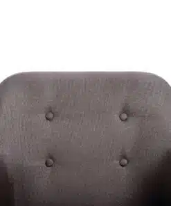 vidaXL Dining Chairs 2 pcs Taupe Fabric and Solid Oak Wood