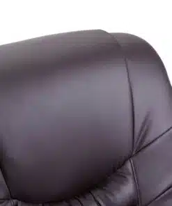 vidaXL Reclining Chair Brown Faux Leather