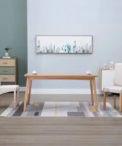 vidaXL Dining Chairs 2 pcs Cream Fabric