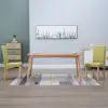 vidaXL Dining Chairs 2 pcs Green Fabric