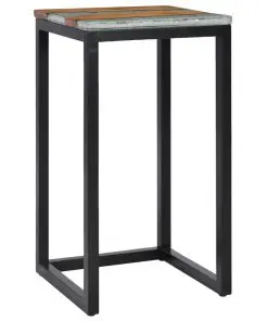 vidaXL Nesting Tables 3 pcs Solid Teak Wood and Polyresin