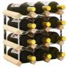 vidaXL Wine Rack for 12 Bottles Solid Pinewood vidaXL Wine Rack for 12 Bottles Solid Pinewood