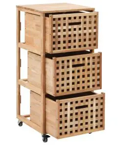 vidaXL Bathroom Cabinet 41x41x91 cm Solid Walnut Wood