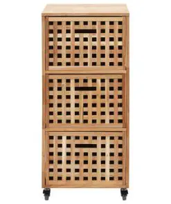 vidaXL Bathroom Cabinet 41x41x91 cm Solid Walnut Wood