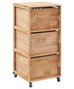 vidaXL Bathroom Cabinet 41x41x91 cm Solid Walnut Wood