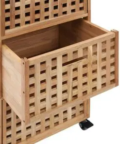 vidaXL Bathroom Cabinet 41x41x91 cm Solid Walnut Wood